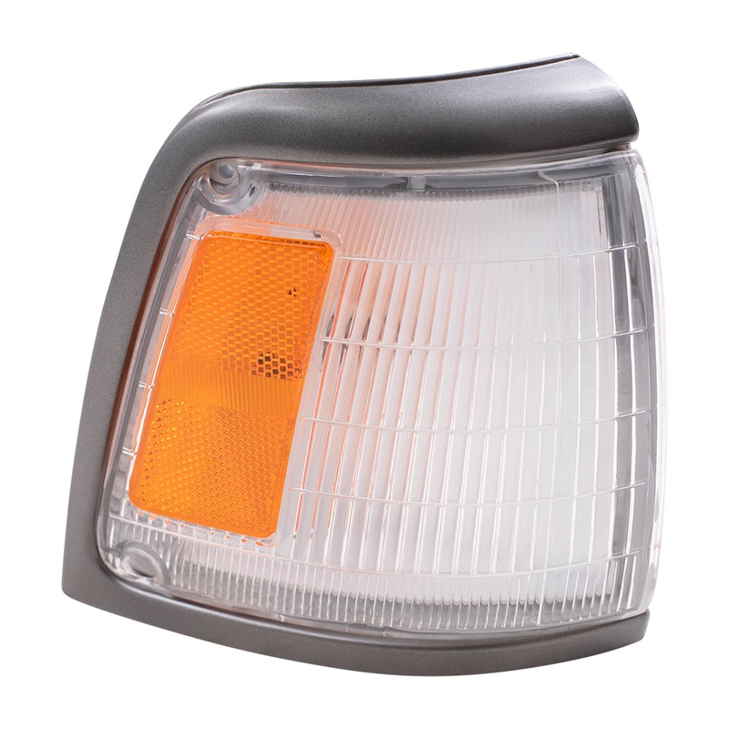 Brock Replacement Passengers Park Clearance Light with Grey Trim Compatible with 1992-1995 Pickup Truck 2-Wheel Drive 8161035090