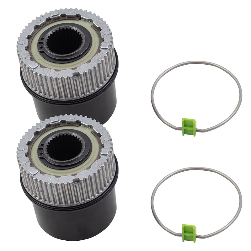 Brock Replacement Pair Set Front Auto Locking Hubs Replacement for 1999-2004 Super Duty Pickup Truck 4WD 4 Wheel Drive 1C3Z3B396CB