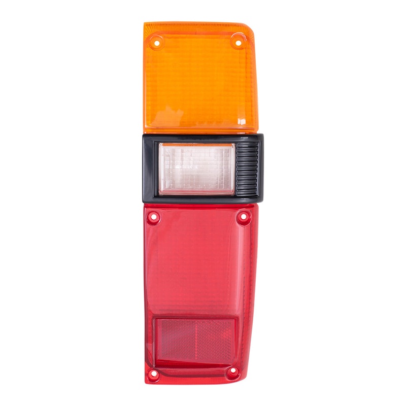 Brock Replacement Passengers Taillight Tail Lamp Lens Compatible with 79-83 Pickup Truck 8155189121