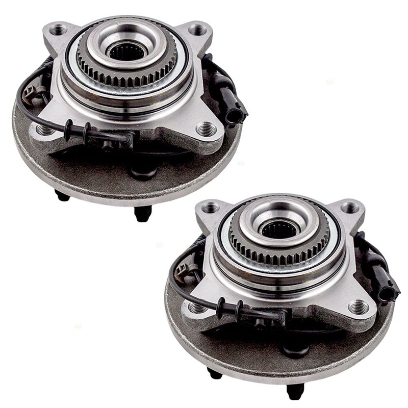 Brock Replacement Pair of Front Wheel Hub Bearings Compatible with 2005-2008 F150 Pickup Truck 7L3Z1104A