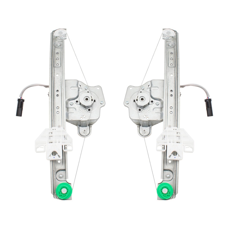 Brock Replacement Pair Set Rear Power Window Lift Regulators & Motors Assemblies Compatible with 2004-2008 Pacifica 5020791AA 5020790AA