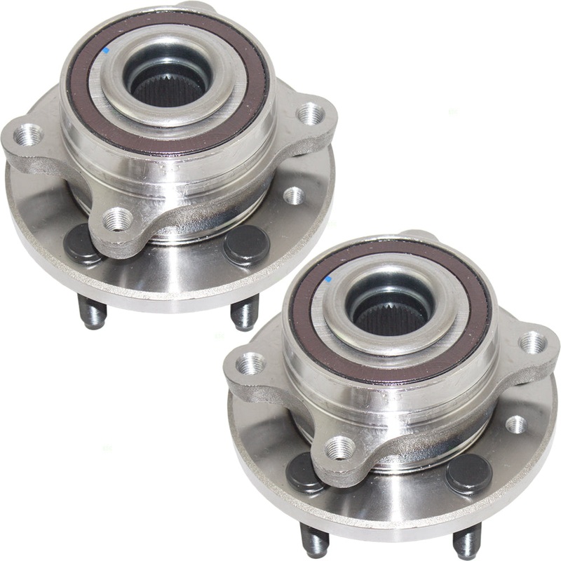 Brock Replacement Pair Set Wheel Hub Bearings Compatible with 2010-2019 Taurus BT4Z 1104 B HA590261 513275