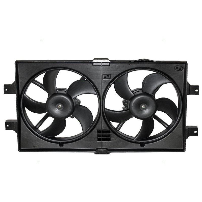 Brock Replacement Radiator Cooling Fan Assembly Compatible with 1998-2004 Intrepid Concorde 1999-2004 300M 1999-2001 LHS 5072180AB