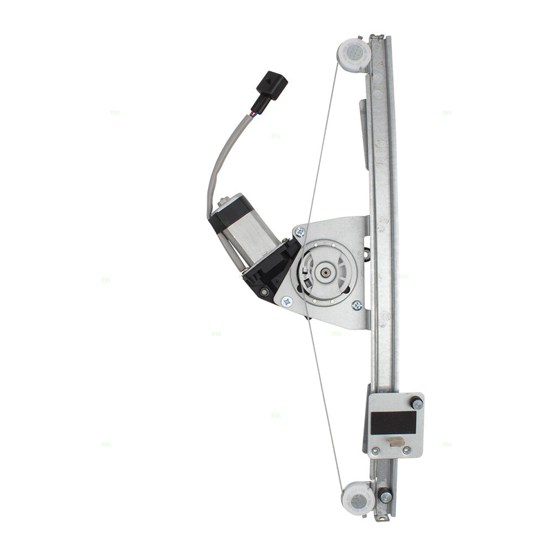 Brock Replacement Front Driver Side Power Window Regulator with Motor and Upgraded Glass Guide Compatible With 2012-2019 500/500c 2013-2019 500e