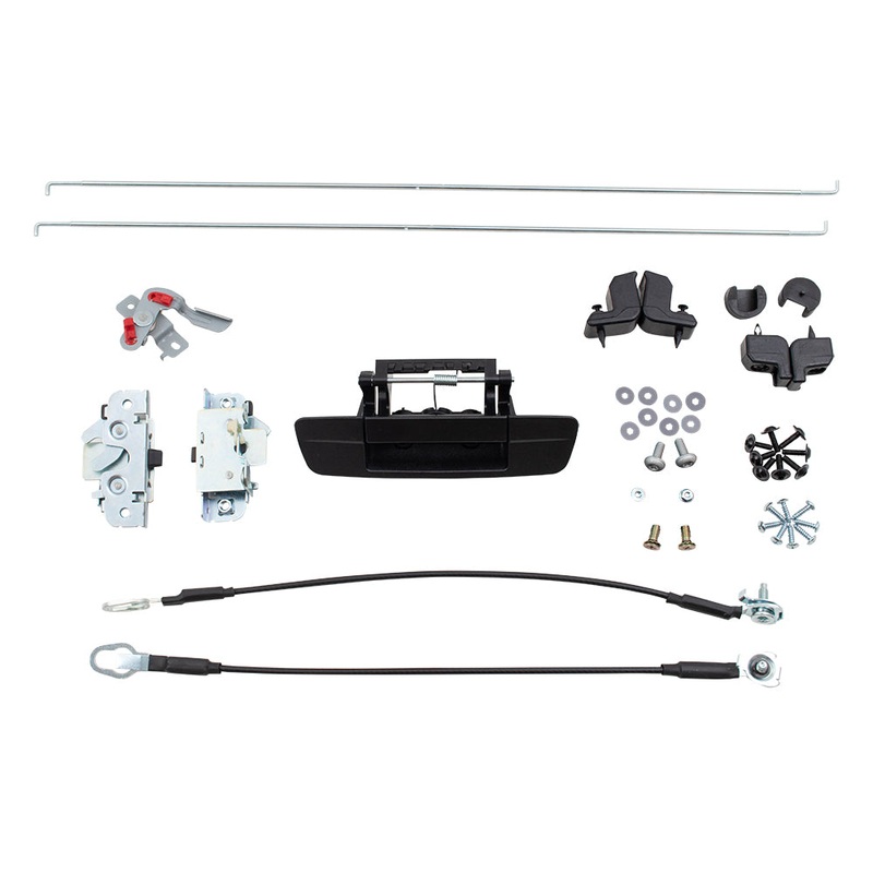 Brock Replacement Tailgate Handle and Latch Set Compatible with 2009 Pickup Truck 55397292AB 55275952AD