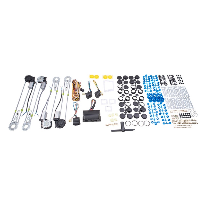 Brock Replacement Universal Electric Power Window Regulator Spal Type Conversion Kit for 4- Door Pickup SUV Van Car