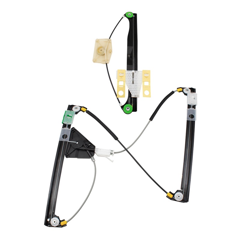 Brock Replacement Driver Side Front and Rear Power Window Regulators Without Motor Compatible with 2006-2013 A3 & 2006-2013 A3 Quattro