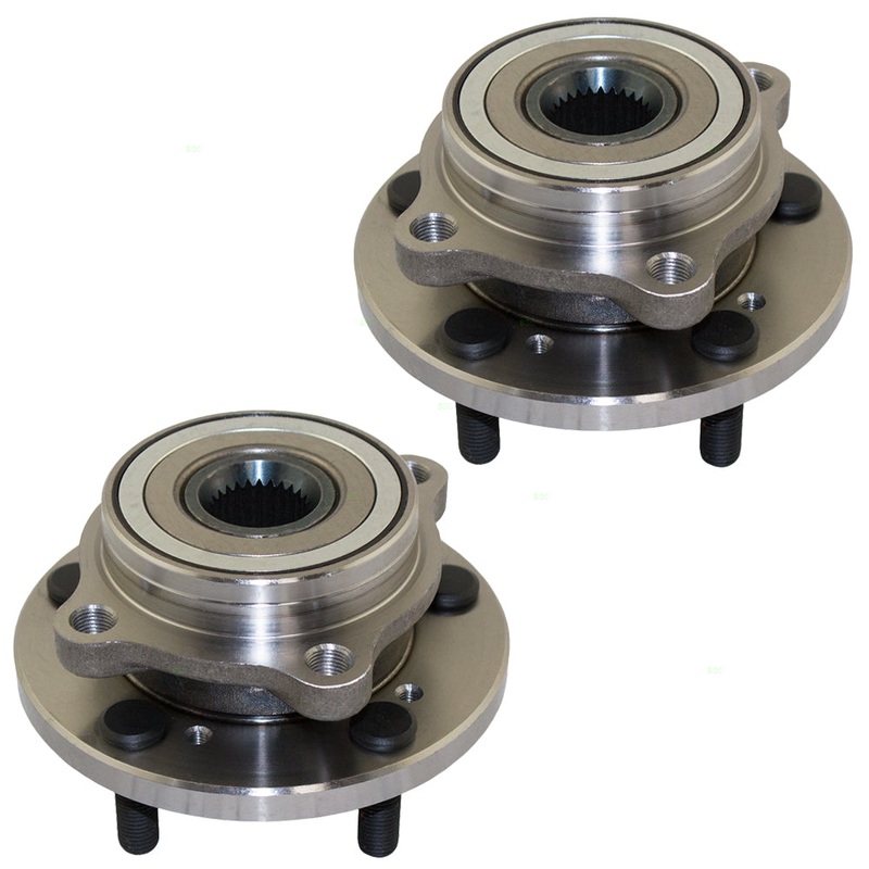 Brock Replacement for Pair Set Front Wheel Hub Bearings Compatible with 06-12 Eclipse 3885A016 HA590108