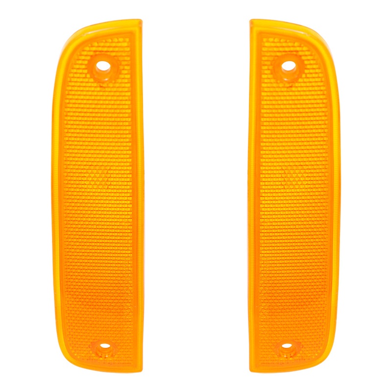 Brock Replacement Set Driver and Passenger Signal Side Marker Lights Compatible with 1997-2001 Cherokee 55055147 55055146