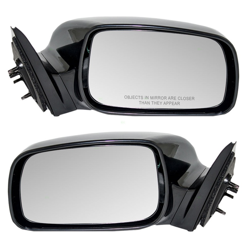 Brock Replacement Driver and Passenger Power Side View Mirrors Heated Compatible with 2007-2011 Camry USA Japan 8794006200C0 8791006200C0