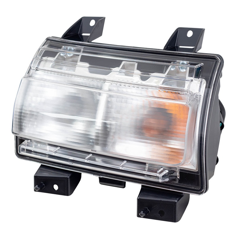 Brock Replacement Passenger Bulb Type Park Signal Light Compatible with 2018-2019 Wrangler JL 2018-2019 Unlimited