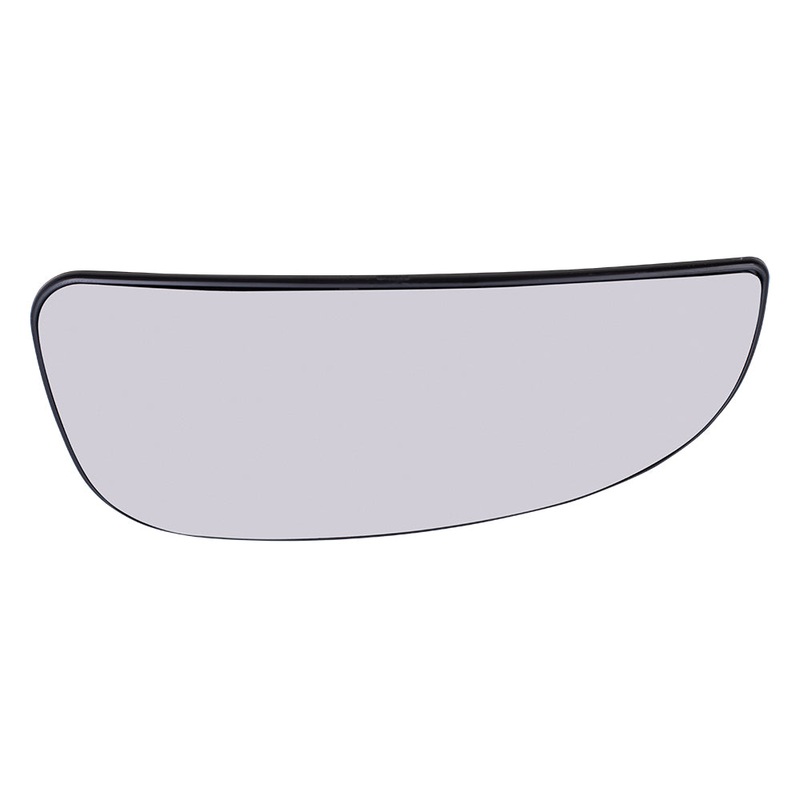Brock Replacement Passenger Lower Mirror Glass with Base Heated Compatible with 2014-2023 Promaster