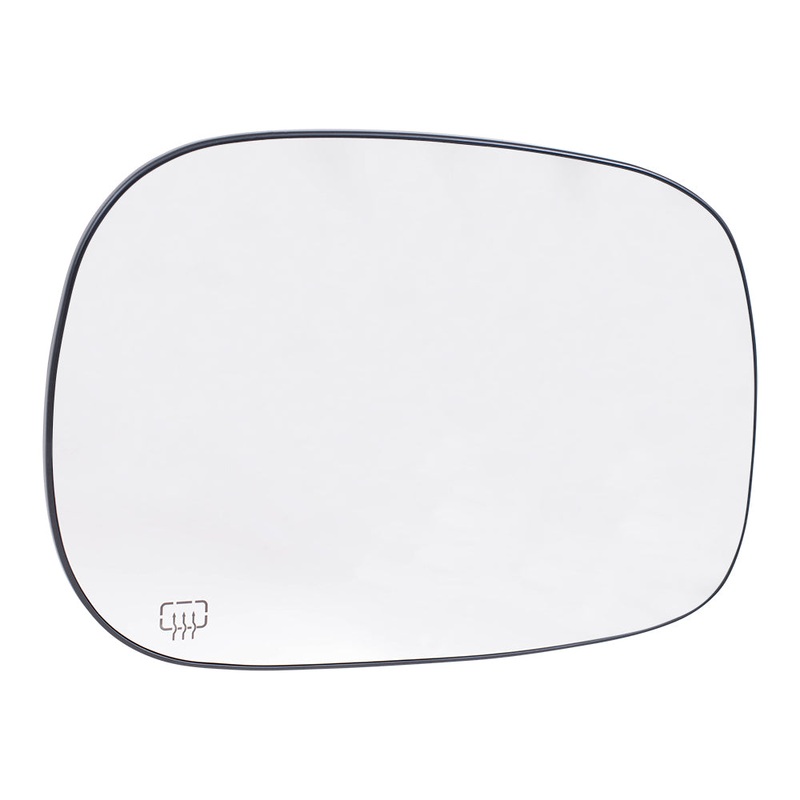 Brock Replacement Passenger Side Mirror Glass and Base 6×9 with Heat Compatible with 2005-2009 2500/3500