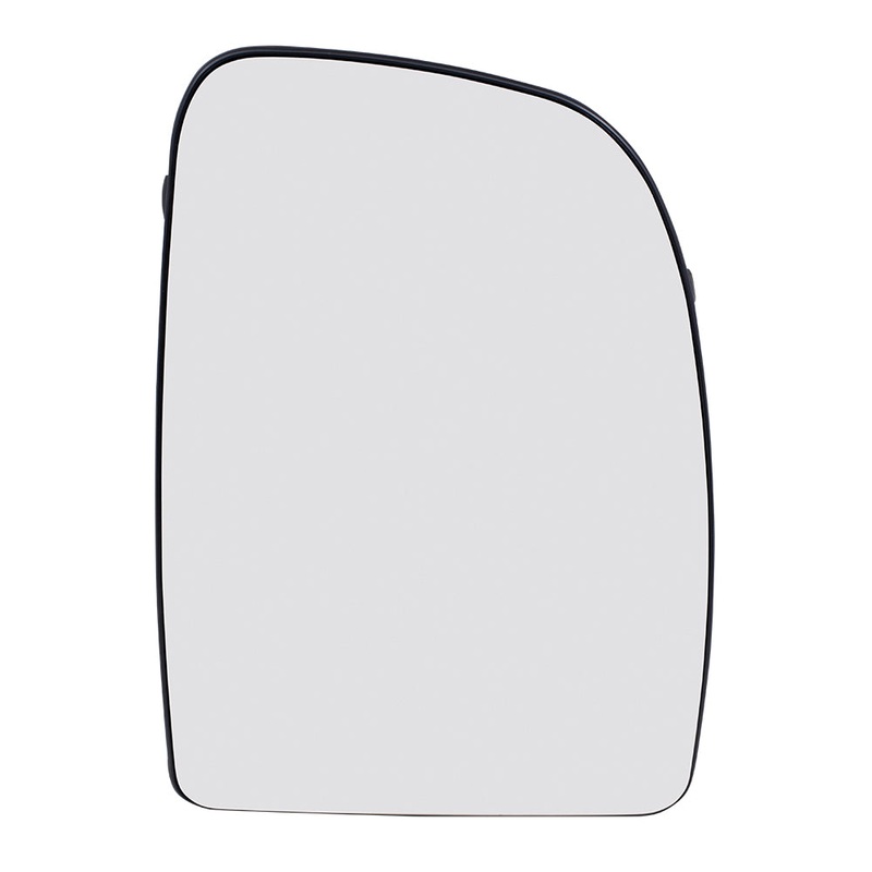 Brock Replacement Passenger Upper Mirror Glass with Base Compatible with 2014-2019 Promaster