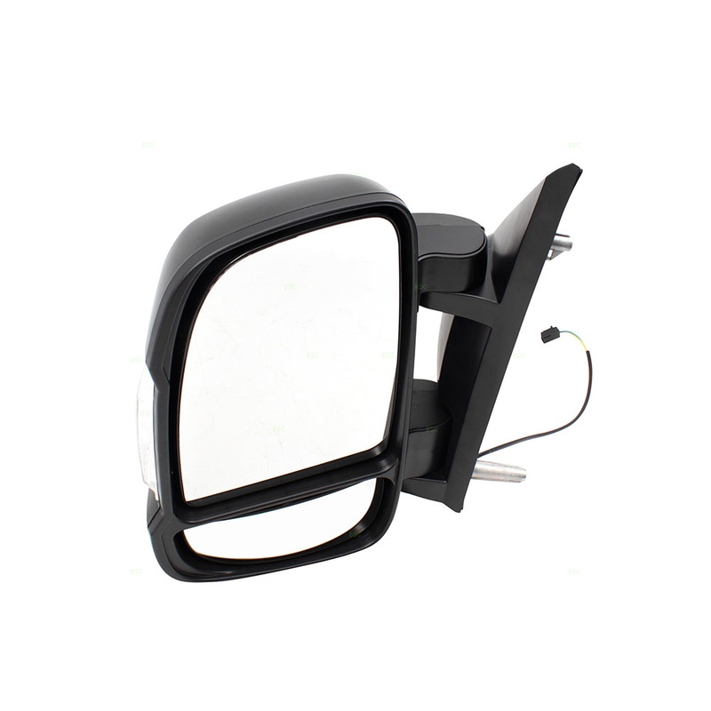 Replacement Driver Manual Side View Mirror w/ Signal Non-Heated Non-Extending Compatible with 2014-2019 Promaster Van