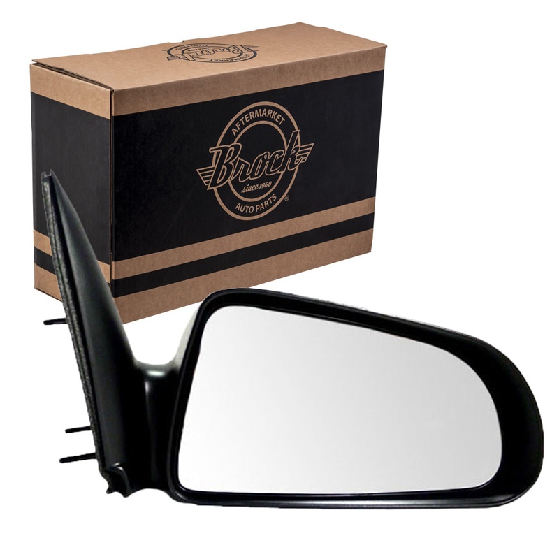 Replacement Passenger Manual Side View Mirror 5×7 Textured Compatible with 05-10 Dakota 55077620AD