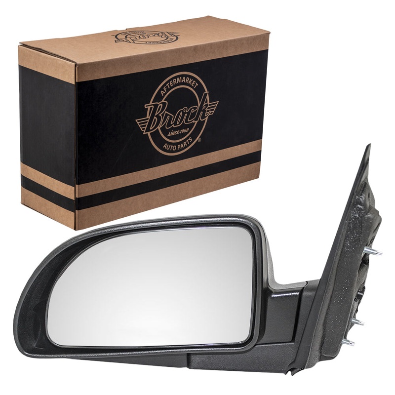 Brock Replacement Driver Power Side Door Mirror Textured Compatible with Vue Equinox Torrent 15873076