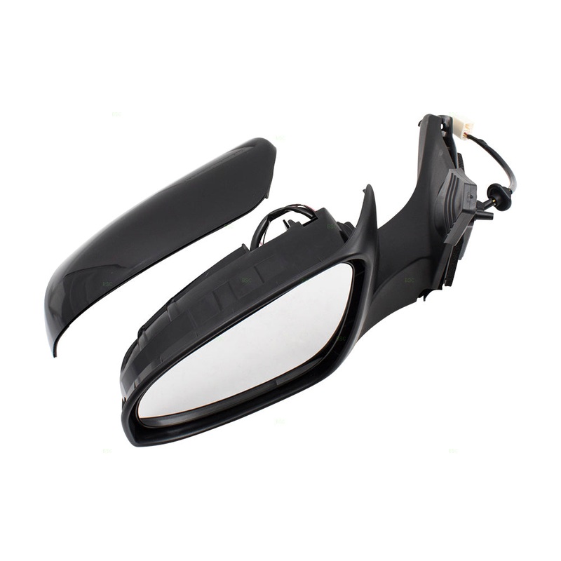 Brock Replacement Drivers Power Side View Mirror Heated Left Compatible with 16-17 Camry & Hybrid 8790606041 8790706020