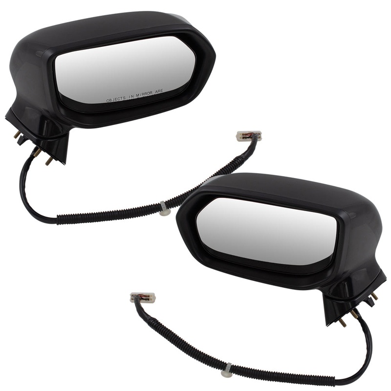 Brock Replacement Pair Set Power Side View Mirrors Heated Signal Memory 14 Hole 11 Pin Connector Compatible with 09-12 RDX 76250-STK-A03ZJ 76250STKA03ZJ 76200-STK-A01ZB 76200STKA02ZJ