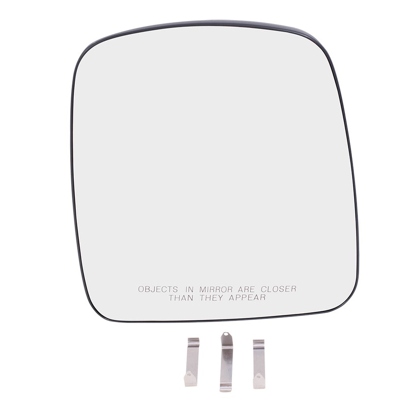 Brock Replacement Passenger Side Mirror Glass and Base with Heat Compatible with 2003-2007 Express