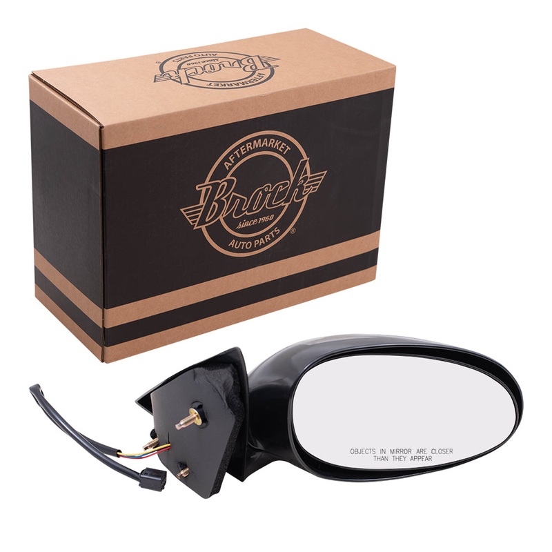 Brock Replacement Passengers Power Side Door Mirror Smooth Compatible with Century Regal Intrigue 10316956