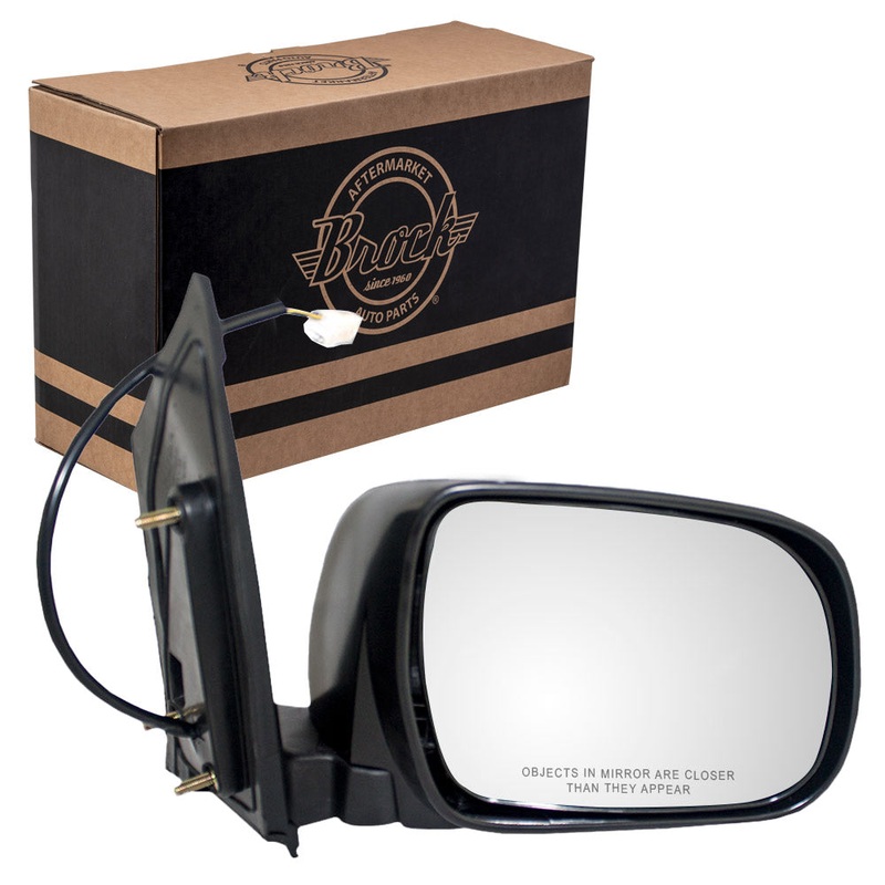 Brock Replacement Passengers Power Side View Mirror Ready-to-Paint Compatible with 2004-2010 Sienna Van 87910AE010