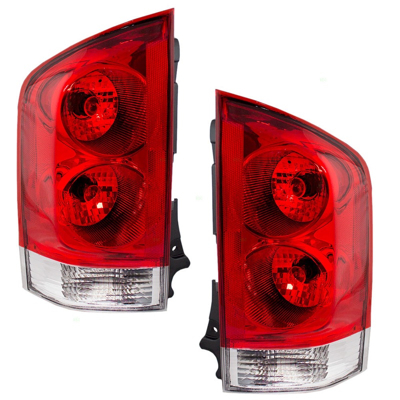 Brock Replacement Driver and Passenger Taillights Tail Lamps Compatible with 05-15 Armada 26555ZC225 26550ZC225