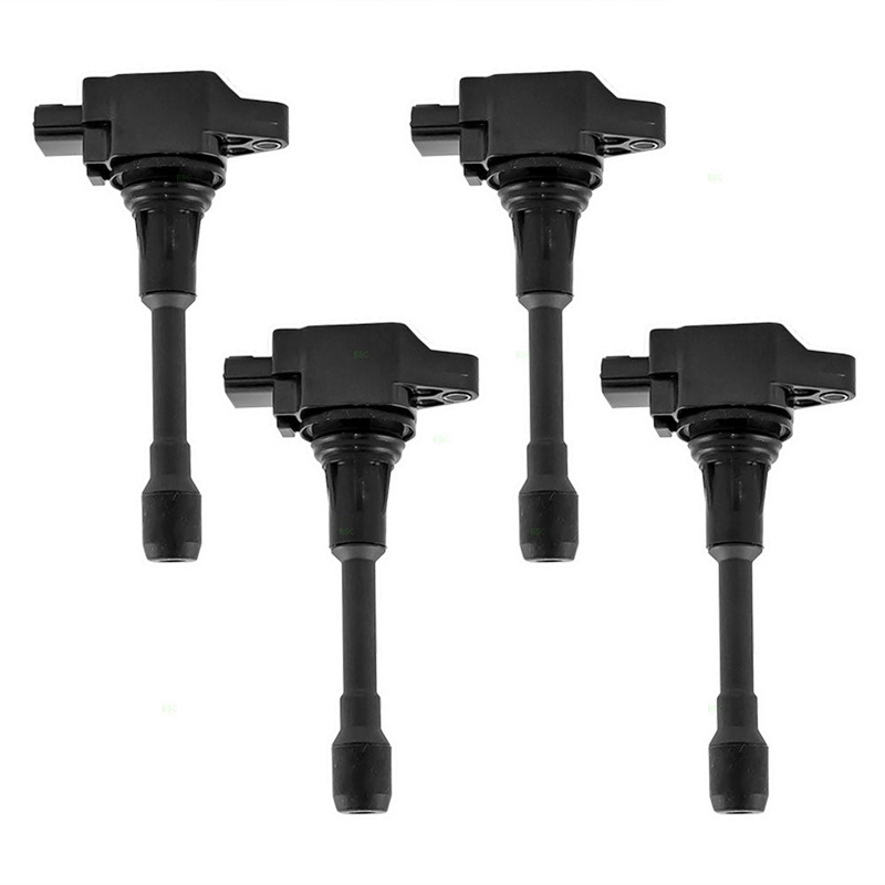 4 Piece Set Four Ignition Spark Plug Coils for Infiniti Nissan SUV Van 4 cyl