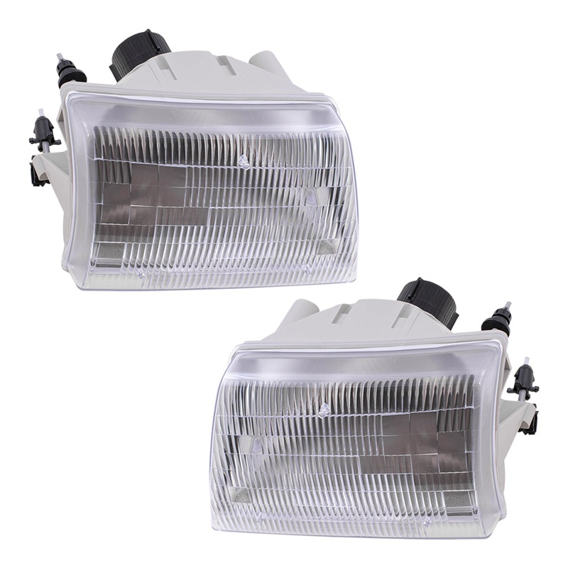 98-00 Mazda Pickup Truck Set of Headlights ZZP051040B ZZP051030B
