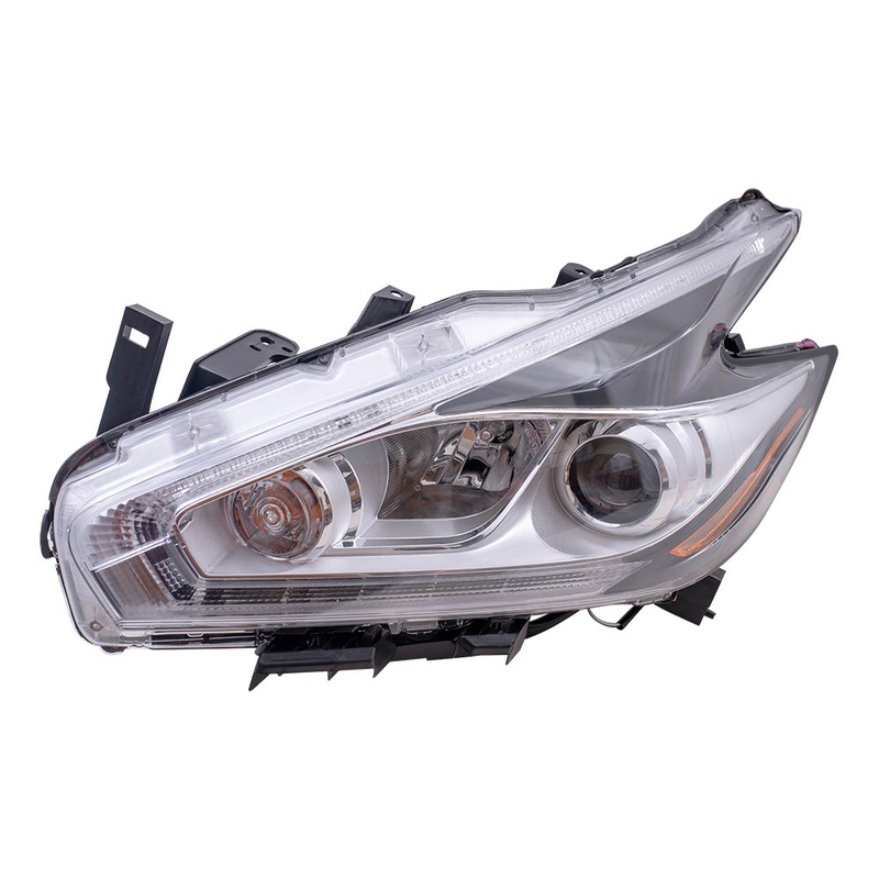 Brock Replacement Driver’s Halogen Combination Headlight Compatible with 2015 2016 Murano 26060-5AA9A