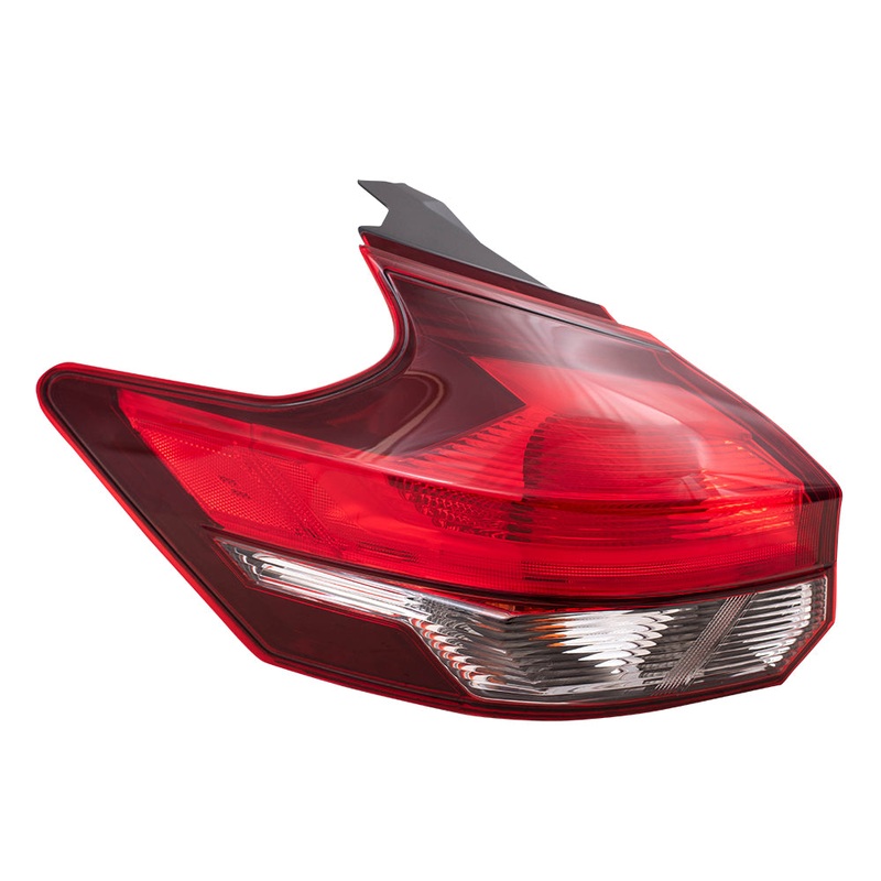 Brock Replacement Driver Tail Light Quarter Panel Mounted Lens Compatible with 2018-2019 Kicks