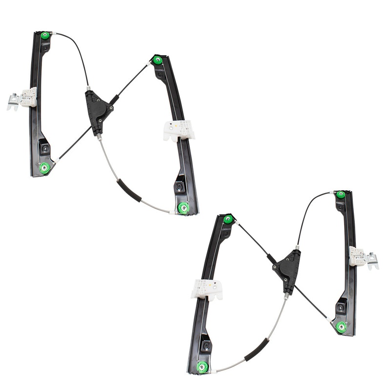 Brock Replacement Pair Set Front Power Window Lift Regulators Compatible with 07-10 Altima Sedan 80771JA000 80770JA000