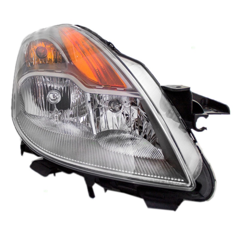 Brock Replacement Passengers Halogen Headlight Headlamp Compatible with 08-09 Altima 26010-JB10A