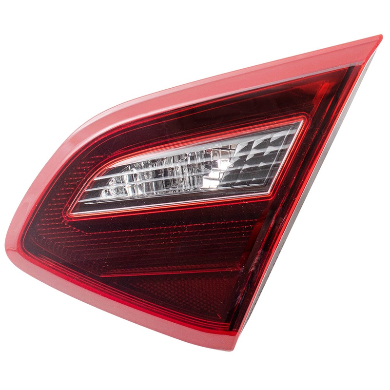 Brock Replacement Passengers Tail Light Lid Mounted Right Back Up Lamp w/ Smoke Lens Compatible with 2017-2018 Altima 26540-9HS1A NI2803112