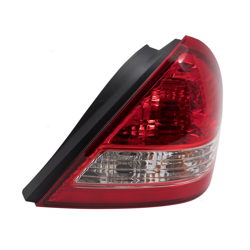 Brock Replacement Passengers Tail Light Tail Lamp Compatible with 07-11 Versa Sedan 26550EL30A NI2801185