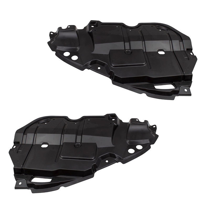 Brock Replacement Under Engine Splash Shield Set Left & Right Compatible with 07-09 Camry USA Built 07-09 Toyota Camry Hybrid