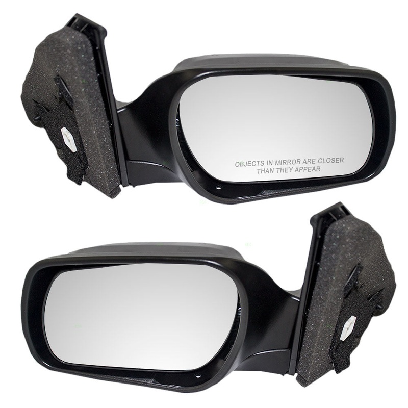 Driver and Passenger Power Side View Mirrors Heated Replacement for Mazda 3 Mazda3 BP8M69180K08 BP8M69120K08