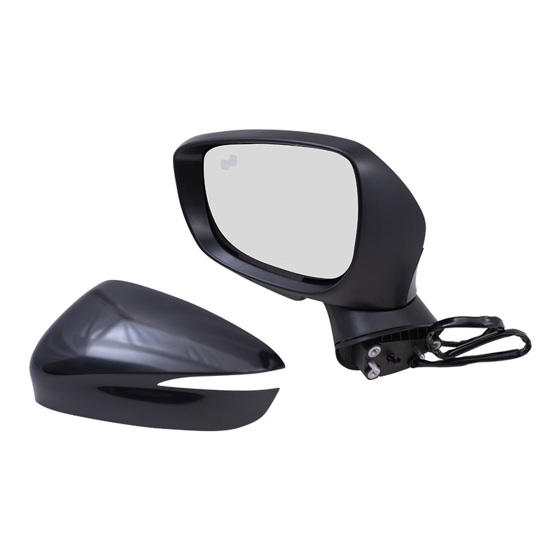 Replacement Drivers Power Mirror Paint to Match w/ Heat Signal BSD Compatible with 16-20 CX-3 DB2S-69-181B
