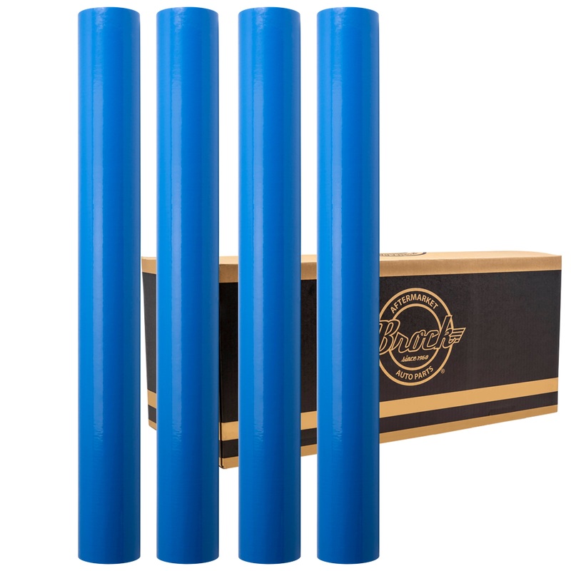 Brock Blue Collision Crash Wrap Film With UV Inhibitor – 36 Inches x 100 Feet (91cm x 30m)  4 mil – For Auto-Truck-Boat Transportation and Storage 4 Rolls/Case