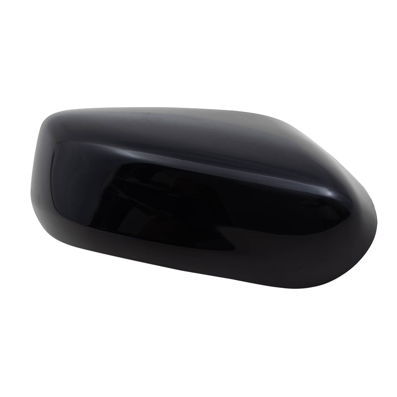 Brock Replacement Passenger Side Paint to Match Black Mirror Cover without Signal Light Compatible with 2013-2018 Altima