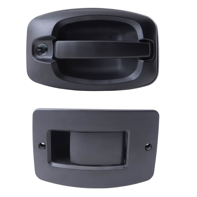Brock Replacement Rear Passenger Right Cargo Door Inside & Outside Door Handle Set Textured Black For 2014-2023 RAM Promaster