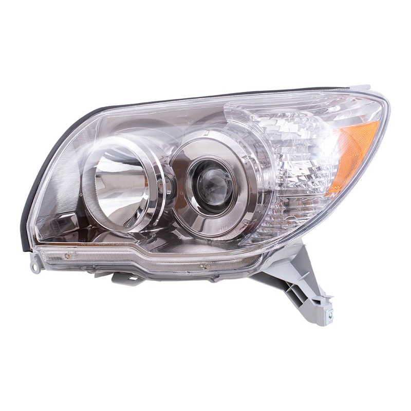 Fits Toyota 4Runner 06-09 Drivers Headlight Headlamp Assembly – Smoked Bezel