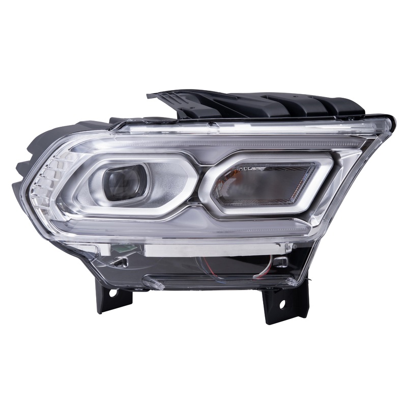 LED Combination Headlight Assembly With Standard Type Signal-Chrome Trim Without Automatic High Beam Passenger Right For 2021-2023 Dodge Journey