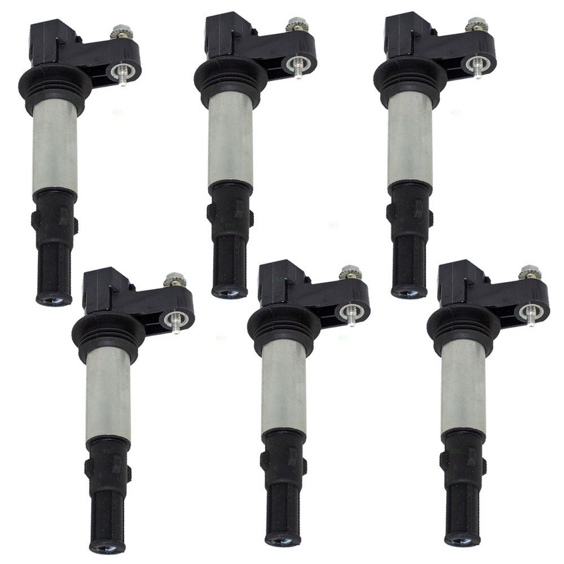 6 Piece Ignition Coil Set For 2.8L/3.6L 2005-2008 Buick LaCrosse 2004-2006 Buick Rendezvous 2009 Buick Enclave 2009 Chevrolet Traverse 2009 GMC Acadia 2004-2009 Cadillac CTS 2004-2006 Cadillac SRX 2008-2009 Cadillac STS 2006-2009 Saab 9-3
