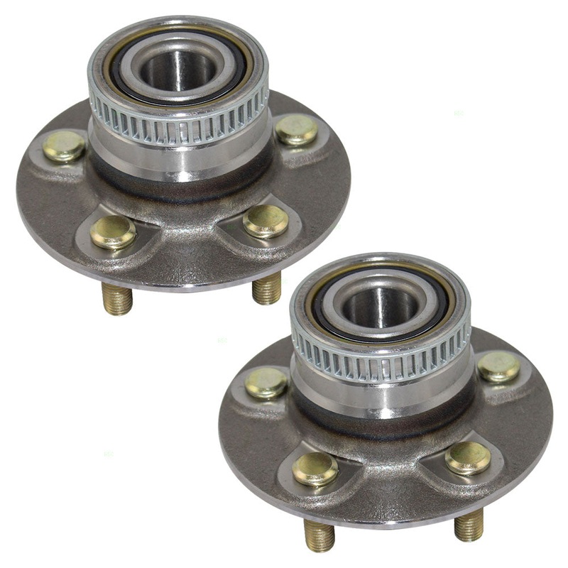 Brock Replacement Pair Set Rear Wheel Hub Bearings Compatible with 2001-2010 PT Cruiser 4509766