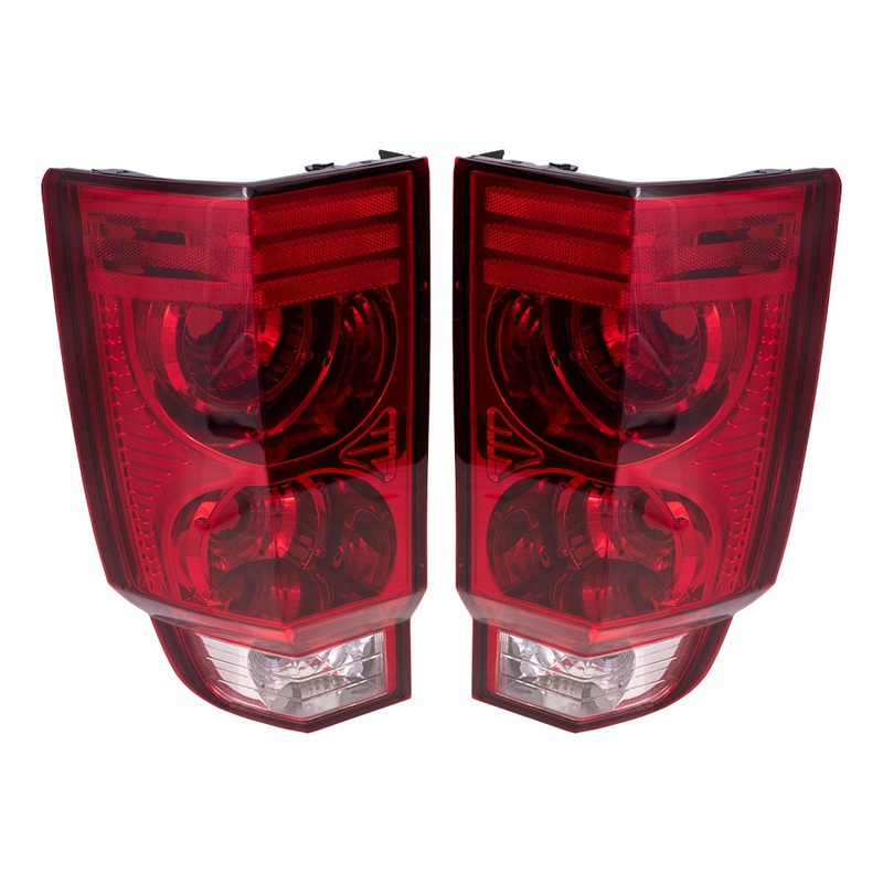 Brock Replacement Set Driver and Passenger Tail Lights Compatible with 2006-2010 Commander 55396459AH 55396458AH