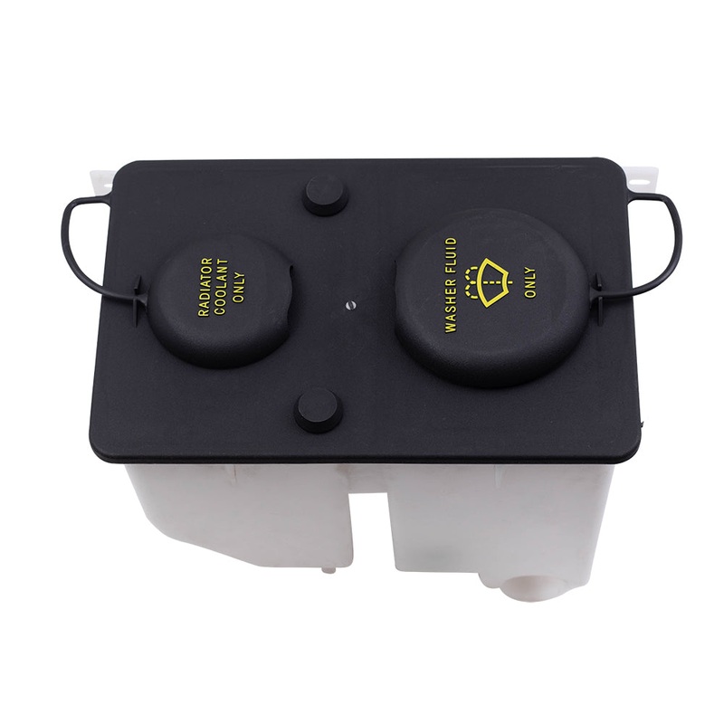 Brock Replacement Coolant Recovery Tank w/Windshield Washer Reservoir Compatible with 87-97 F-Series Pickup