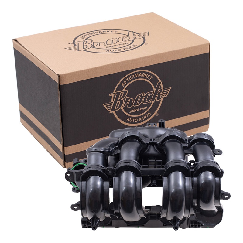 Brock Replacement Intake Manifold with Gaskets Compatible with 2011-2014 Fiesta & 2011-2014 Fiesta Ikon both with 1.6L engines ONLY
