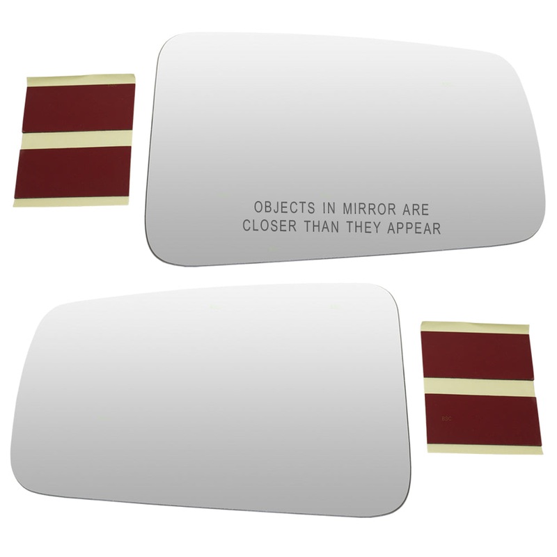 Brock Replacement Pair Set Side View Mirror Glass w/ Adhesive Strips compatible with 2008 2009 2010 2011 Focus 8S4Z 17K707 C 8S4Z 17K707 A