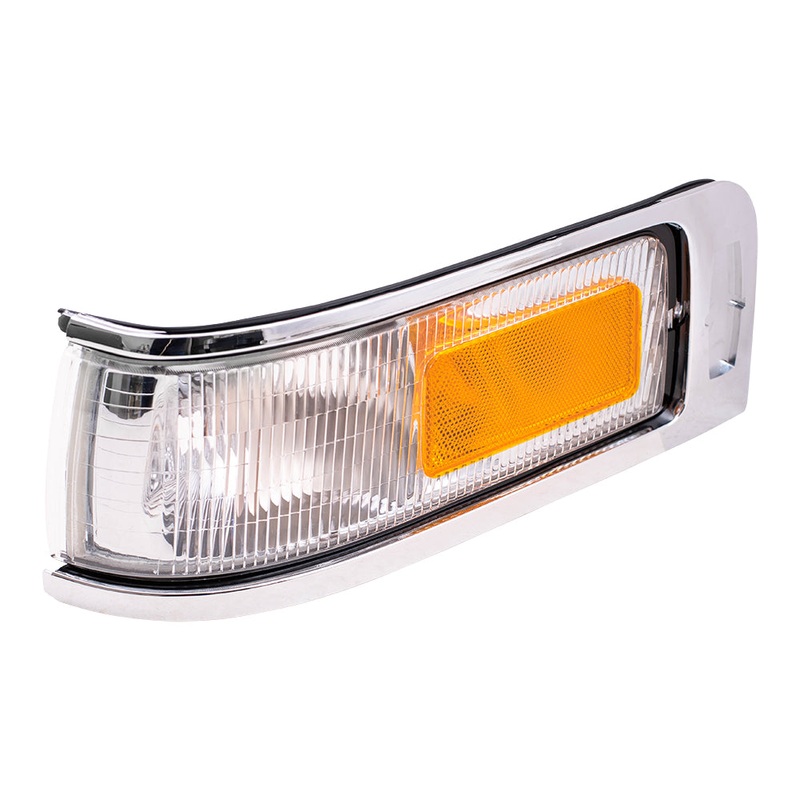 Brock Replacement Drivers Signal Side Marker Light Lamp Compatible with 1995-1997 Town Car F5VY15A201B